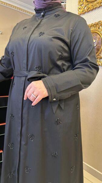 BONCUK İŞLEMELİ GÖMLEK ELBİSE/ FUAT GÜRŞEN 