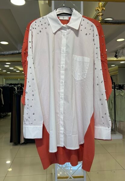 MERSERİZE KOMBİNLİ TAŞ DTY. GÖMLEK/ TIĞTRİKO