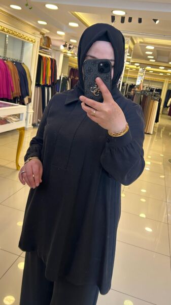 TUNİĞİ TAŞ İŞLEMELİ TENSEL TAKIM /NUSS