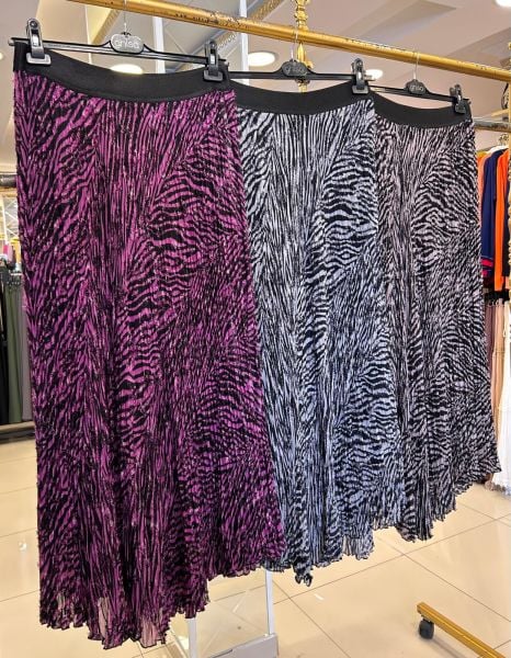 SAKAL İP DETAYLI ŞİFON ETEK/GHISA