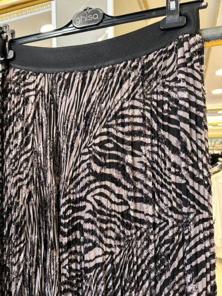 SAKAL İP DETAYLI ŞİFON ETEK/GHISA