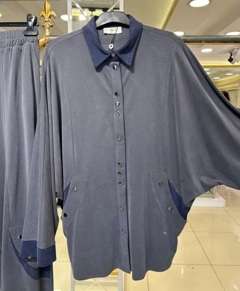 ÇİFT RENKLİ TENSEL KUMAŞ TAKIM/ TIĞTRİKO