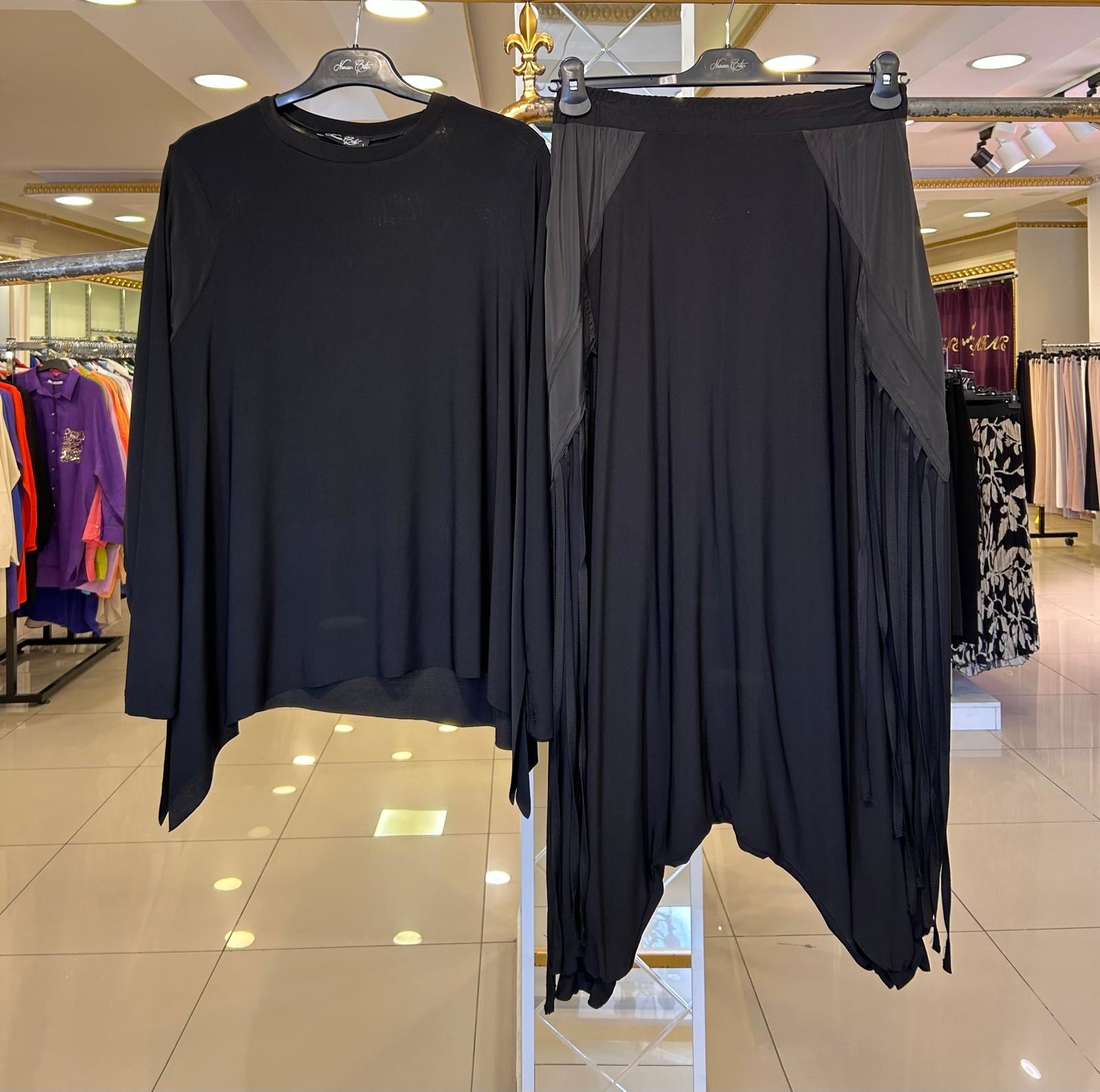 PARAŞÜT KUMAŞ DTY. ŞALVARLI TAKIM/NURCAN ÇETİN