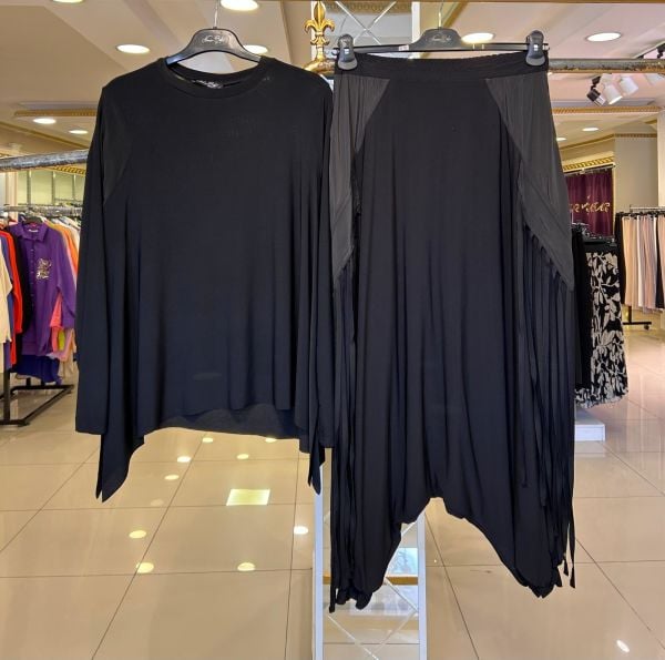 PARAŞÜT KUMAŞ DTY. ŞALVARLI TAKIM/NURCAN ÇETİN