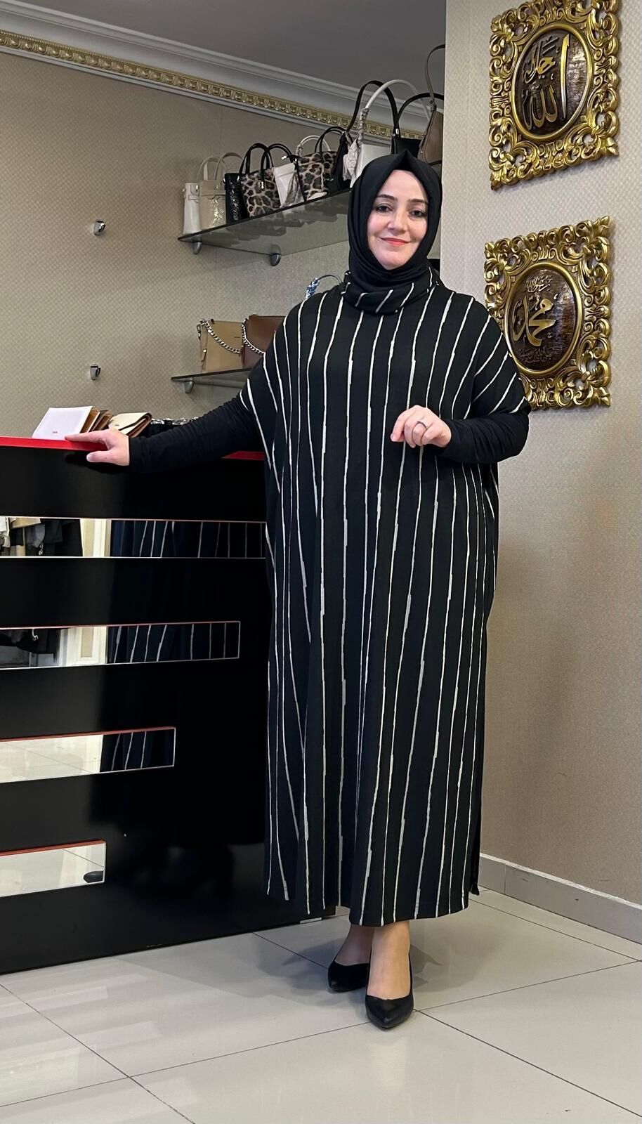 BALIKÇI YAKA ÇİZGİLİ İÇLİ DIŞLI TAKIM/NURCAN ÇETİN 