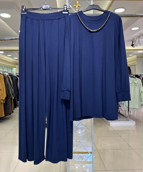 YAKASI VE SIRTI İNCİ DTY. KRİSTAL PENYE TAKIM/ TIĞTRİKO