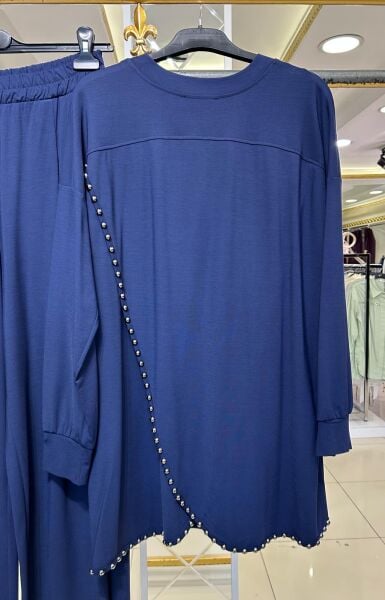 YAKASI VE SIRTI İNCİ DTY. KRİSTAL PENYE TAKIM/ TIĞTRİKO