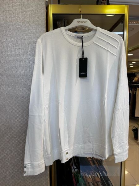 OMZU NERVÜRLÜ ETEĞİ DÜĞMELİ BLUZ