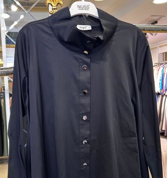 ÖNÜ ÇITÇIT DTY. ETEK UCU VOLANLI TUNİK/NUSS