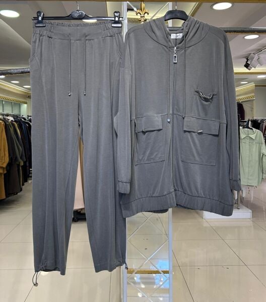 KAPÜŞON DTY. HIRKA VE PANTOLON TAKIM/ TIĞTRİKO