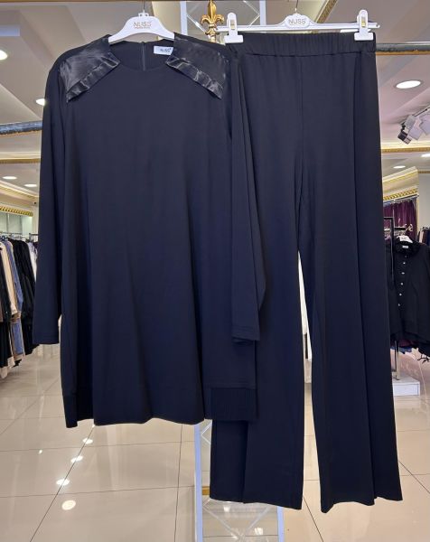 SATEN KUMAŞ DTY. PANTOLONLU TAKIM/NUSS