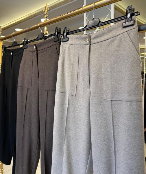 MARINA DIŞTAN CEPLİ PANTOLON/ SENTEZ