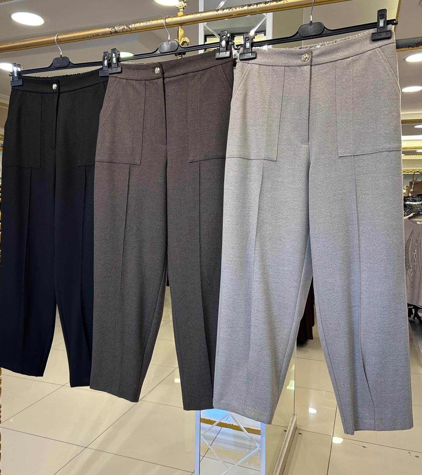 MARINA DIŞTAN CEPLİ PANTOLON/ SENTEZ