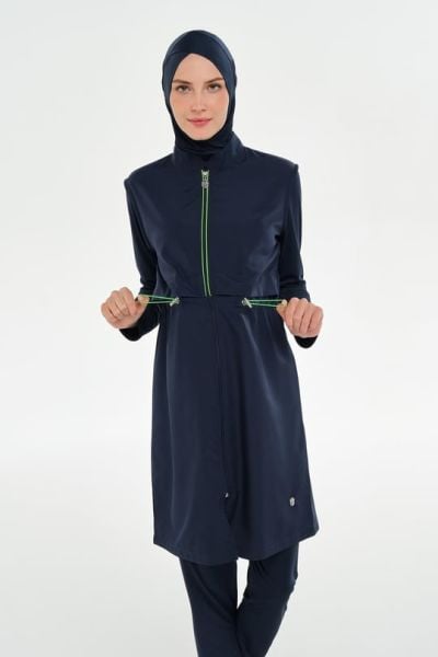 Rio Uzun Kollu Tesettür Mayo (Büyük Beden) 3314/ ADASEA (ROZAMAY)