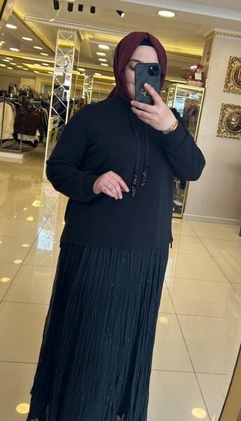 BLUZU BAĞCIK DTY. ŞİFON ETEKLİ TAKIM/ FUAT GÜRŞEN 6225