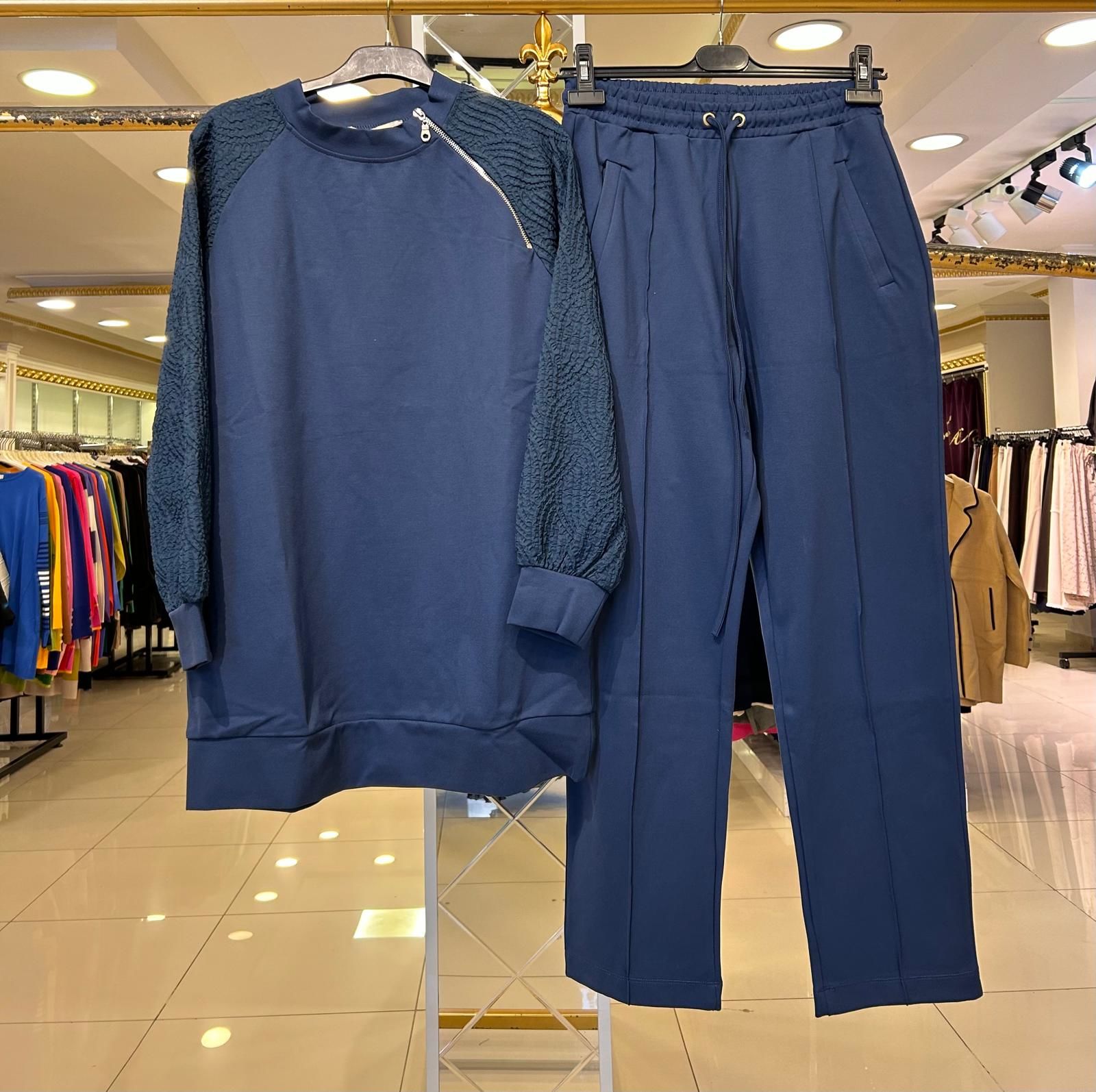 KOLLARI PARAŞÜT KUMAŞ DTY. PANTOLONLU TAKIM/SEÇİL