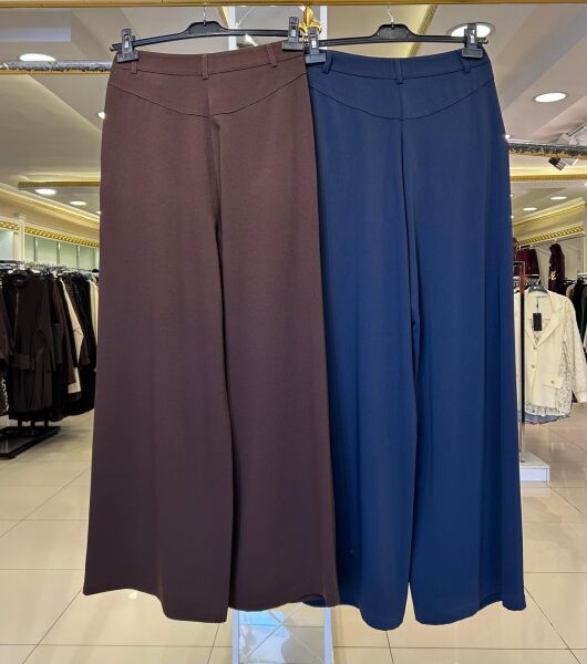 EYFER PİLELİ BOL PAÇA PANTOLON /SENTEZ