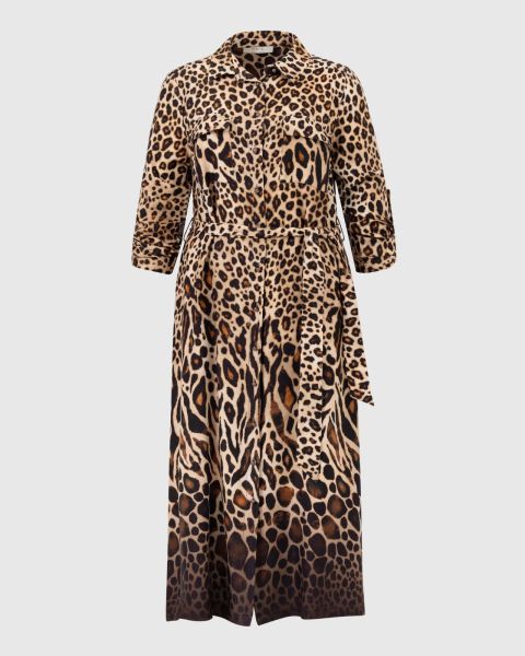 LEOPAR DESENLİ GÖMLEK/SEÇİL