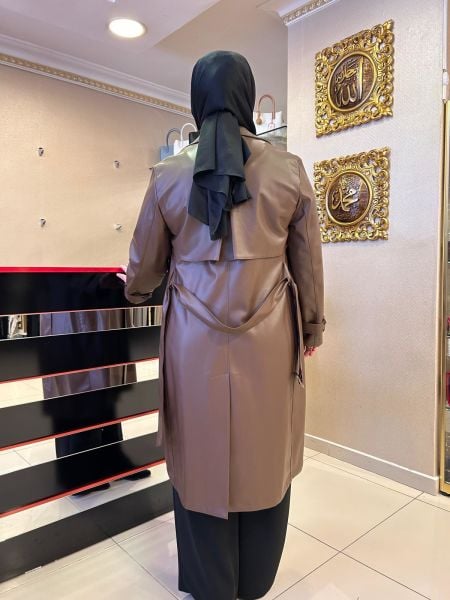 ﻿DERİ TRENÇKOT/NUSS