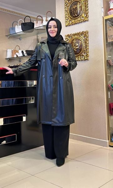 ﻿DERİ TRENÇKOT/NUSS