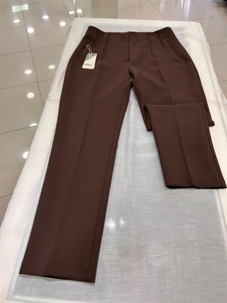 NERVÜRLÜ YÜKSEL BEL KALEM PANTOLON/KLAPA