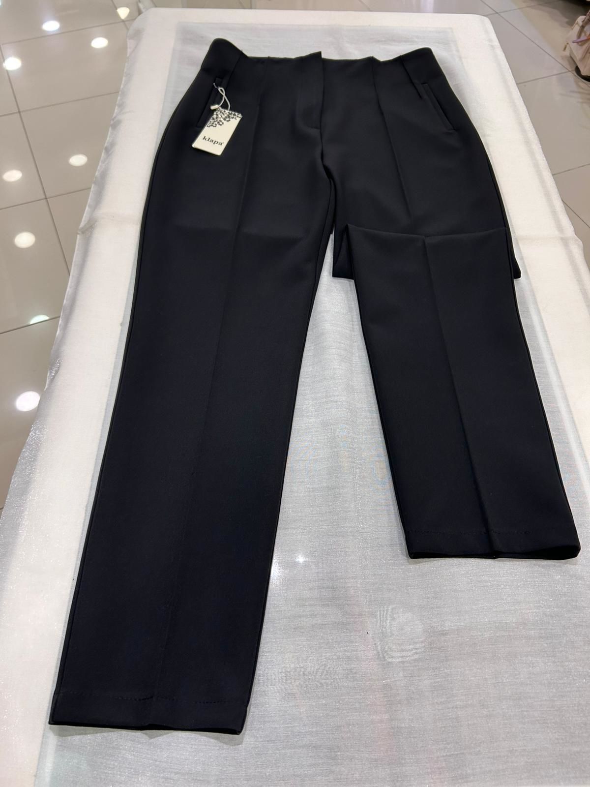 NERVÜRLÜ YÜKSEL BEL KALEM PANTOLON/KLAPA