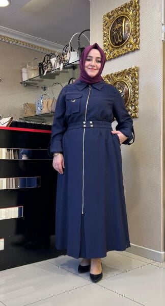 FERMUAR VE CEP DTY. KEMERLİ ELBİSE /NUSS 