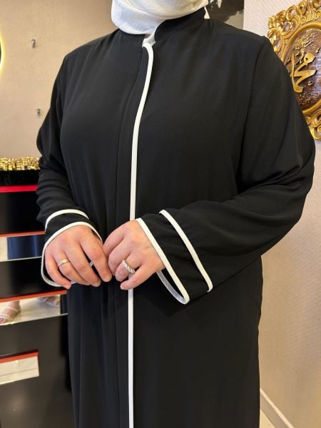 BEYAZ BİYE DETAYLI FERACE/ZERENAY