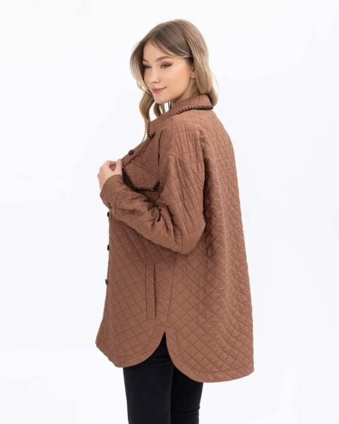 CEPLİ OVERSİZE KAPİTONE GÖMLEK