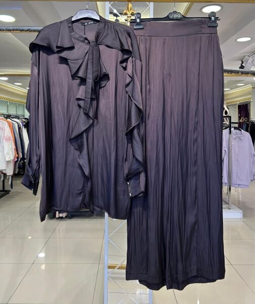 TUNİĞİ FULAR VE FIRFIR DTY. PANTOLONLU TAKIM/ GHISA