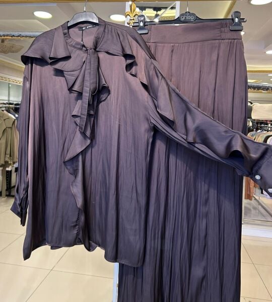 TUNİĞİ FULAR VE FIRFIR DTY. PANTOLONLU TAKIM/ GHISA