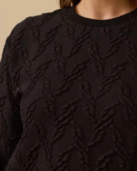 KABARTMA DESEN DÜĞME DTY. TUNİK/ SEÇİL