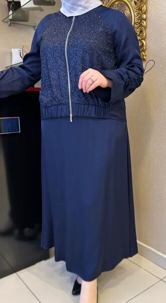 DESENLİ BLUZU BAĞLAMA DTY. TENSEL TAKIM/ DEFRİNA