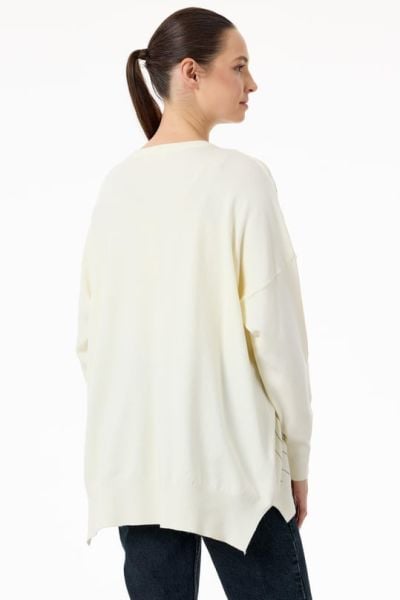 ﻿TAŞLI AĞ DESENLİ TRİKO TUNİK/TIĞTRİKO