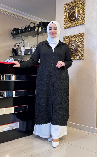 SATEN PERDE KUMAŞ KUŞAKLI KAP/GHISA