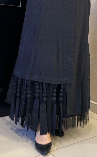 ETEK UCU TÜL DTY. İKİLİ ELBİSE /LISSMORE