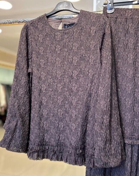 TAMAMI DANTEL KUMAŞ FIRFIRLI TAKIM/ NURCAN ÇETİN