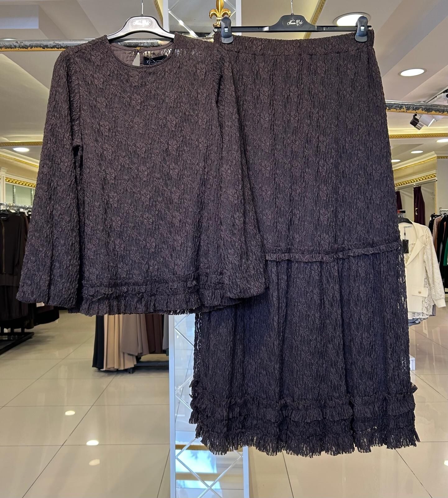 TAMAMI DANTEL KUMAŞ FIRFIRLI TAKIM/ NURCAN ÇETİN