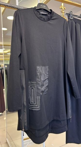 PARAŞÜT KUMAŞ VE FERMUAR DTY. PANTOLONLU TAKIM /NURCAN ÇETİN 