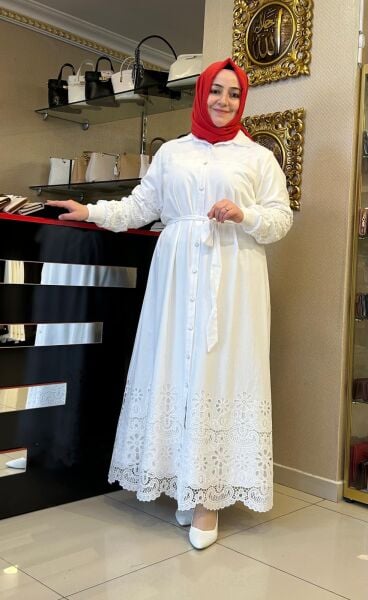 FİSTO NAKIŞ DTY. PAMUKLU ELBİSE /FUAT GÜRŞEN