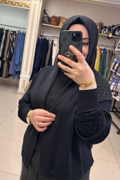 KAZAYAĞI DESENLİ JAKAR KUMAŞ HIRKA/GHISA