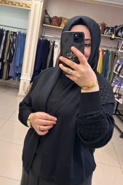 KAZAYAĞI DESENLİ JAKAR KUMAŞ HIRKA/GHISA