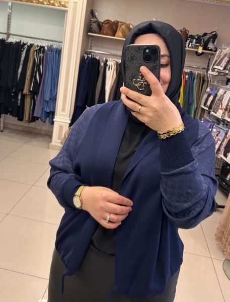 KAZAYAĞI DESENLİ JAKAR KUMAŞ HIRKA/GHISA