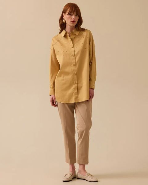 TAŞ İŞLEMELİ GÖMLEK/SEÇİL