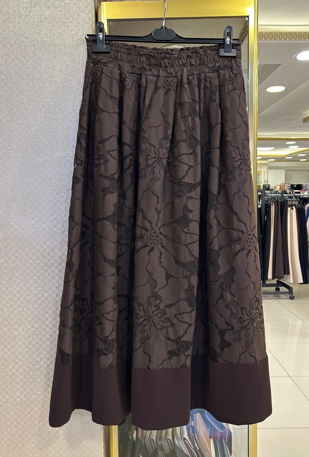 ROZELLE ÇİÇEK MOTİFLİ ETEK /SENTEZ 5806