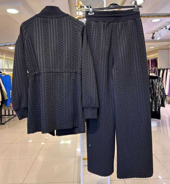 TUNİK ÖNÜ KÜRK DTY. SİMLİ PANTOLON TAKIM/TIĞTRİKO