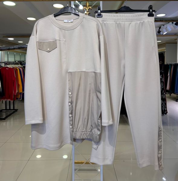 PARAŞÜT KUMAŞ DTY. EŞOFMAN TAKIMI /TIĞTRİKO