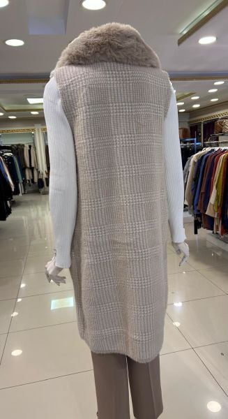 KÜRK DTY. ÇELİK ÖRME YELEK/TIĞTRİKO