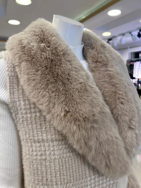 KÜRK DTY. ÇELİK ÖRME YELEK/TIĞTRİKO