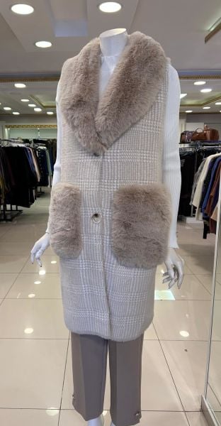 KÜRK DTY. ÇELİK ÖRME YELEK/TIĞTRİKO